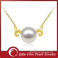 Wholesale Different Design 18K Gold Chain Single Pearl Necklaces